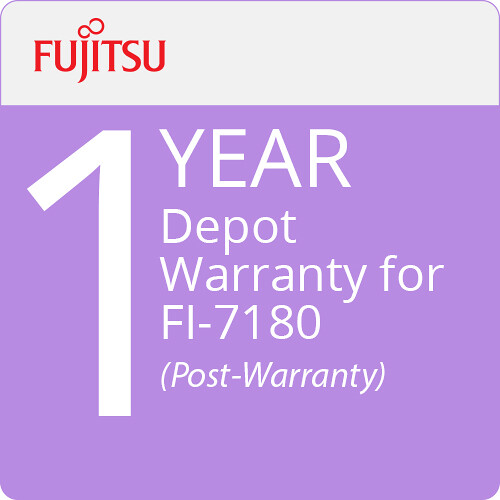 Fujitsu 1-Year Depot Service for fi-7180