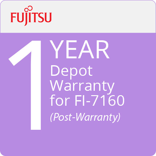 Fujitsu 1-Year Depot Service for fi-7160