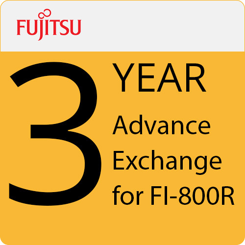 Fujitsu 3-Year Advance Exchange for fi-800R