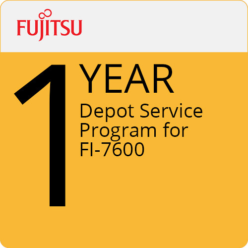 Fujitsu 1-Year Depot Service for fi-7600