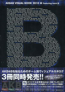 AKB48 Visual Book 2010 Featuring Team B (Book)