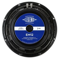 Eminence Legend EM12 12 inch 200-watt Replacement Speaker - 8 Ohm