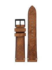 MeisterSinger - Vintage Saddle Leather Strap With Black Clasp (DLC)