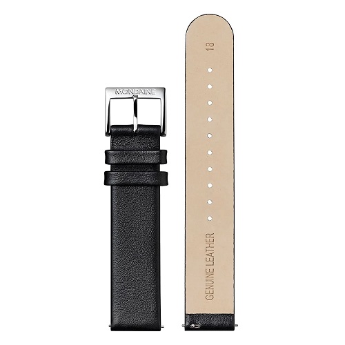 Mondaine - Black Genuine Leather 18mm - FE3118.20Q.6