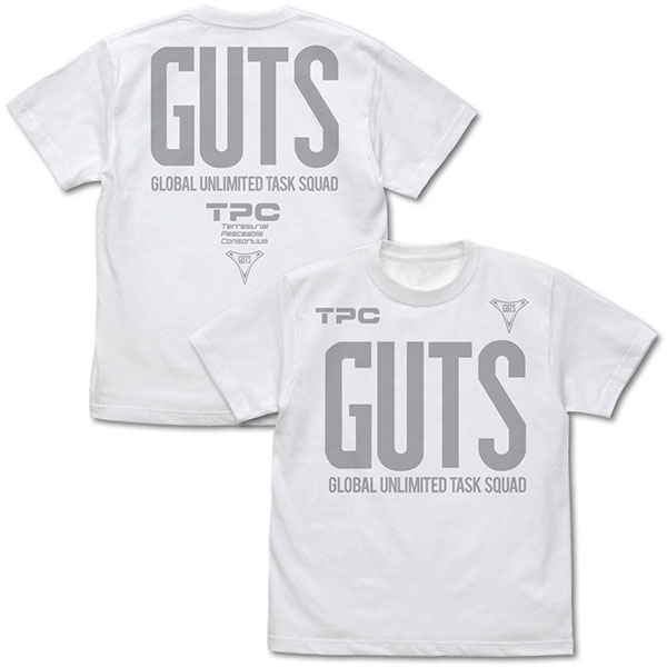 Ultraman Tiga GUTS T-shirt /WHITE-M