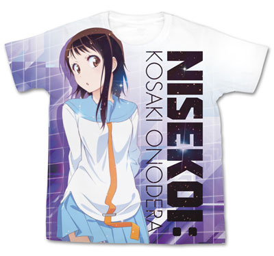 Nisekoi: - Kosaki Onodera Full Graphic T-shirt / WHITE - S