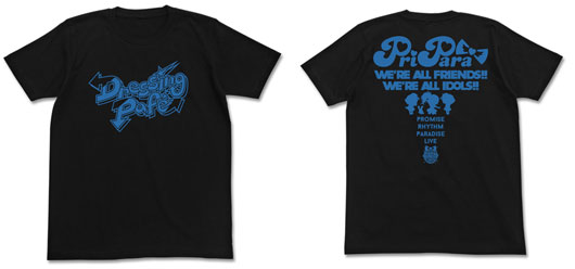 PriPara (2nd Season) - Dressing Pafe T-shirt / BLACK - XL