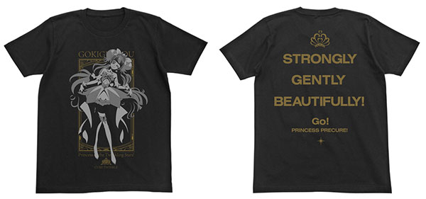Go! Princess PreCure - Cure Twinkle T-shirt / BLACK - L