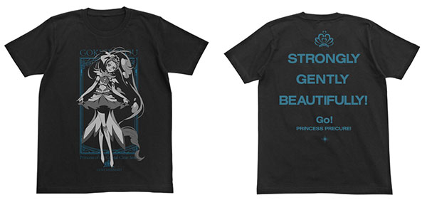 Go! Princess PreCure - Cure Mermaid T-shirt / BLACK - M