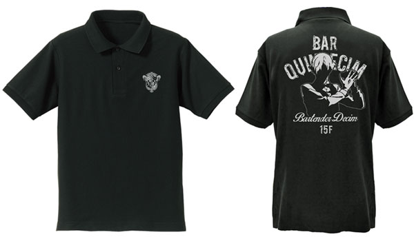Death Parade - Queen Denim Polo Shirt / BLACK - XL