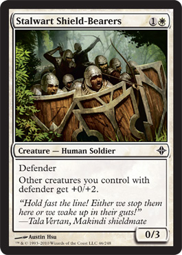 Stalwart Shield-Bearers - Foil