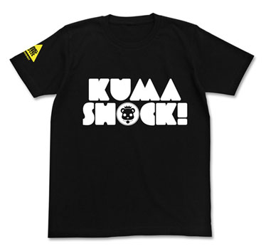 Yuri Kuma Arashi - KUMA SHOCK! T-shirt / BLACK - L