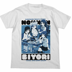 Non Non Biyori - Break Time T-shirt / WHITE - XL
