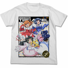 Kaitou Tenshi Twin Angel KyunKyun Tokimeki Paradise!! - Twin Angel Full Color T-shirt / WHITE - L