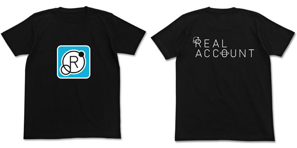 Real Account - Logo T-shirt / BLACK - M