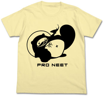 Gugure! Kokkuri-san - Pro Neet Shigaraki T-shirt / CUSTARD - S