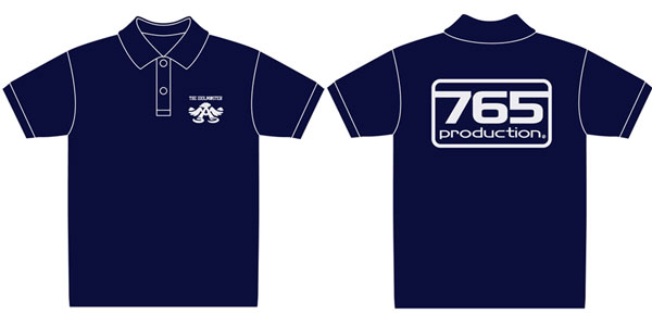 THE IDOLM@STER 765 Pro Polo Shirt / NAVY - M