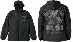 Kantai Collection -Kan Colle- Amatsukaze Hooded Windbreaker / BLACK x WHITE - XL