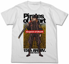 ONE PIECE - Law 15th Anniversary Full Color T-shirt / WHITE - XL