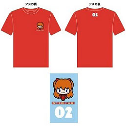 Evangelion micro macro [Asuka] T-shirt / L