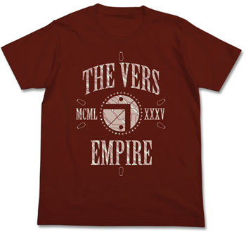Aldnoah.Zero - The VERS Empire T-shirt / BURGUNDY - S