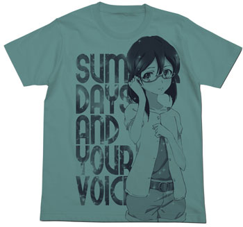 Glasslip - Sachi Nagamiya T-shirt / SAGE BLUE - M