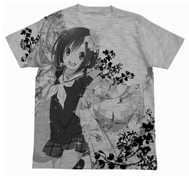 Hanayamata - Naru Sekiya T-Shirt / HEATHER GRAY - XL