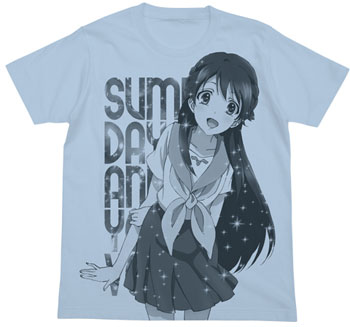 Glasslip - Tohko Fukami T-shirt / LIGHT BLUE - XL