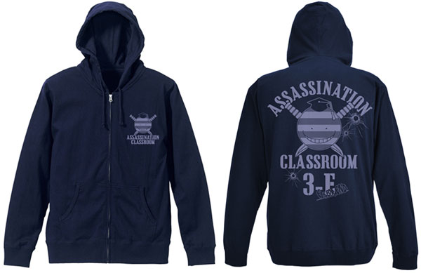 Assassination Classroom - Tenjiku Cotton Hoodie / NAVY - M