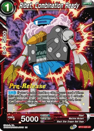 Ribet, Combination Ready - BT17-025 - UC - Pre-release (Ultimate Squad)