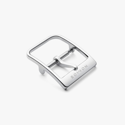 Nomos - Winged Clasp, Rounded, Stainless Steel