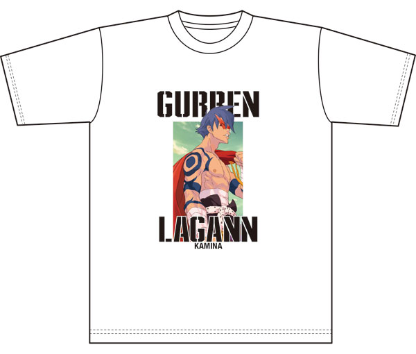 Gurren Lagann Big Silhouette T-shirt Kamina