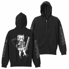 Miss Kobayashi's Dragon Maid S Kanna Zip Hoodie /BLACK-S