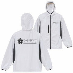 Saekano: How to Raise a Boring Girlfriend Fine blessing software (6yrs Later ver.) Micro Ripstop Zip Hoodie /WHITE-M