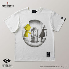 Little Nightmares x TORCH TORCH / Six & Nome T-shirt Vanilla White XL Size