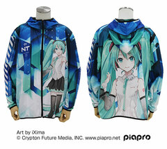 Hatsune Miku NT Full Graphic Dry Hoodie /L