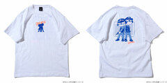 Odd Taxi Illustration T-shirt & Sticker Set Daimon Brothers White M