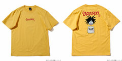 Odd Taxi Illustration T-shirt & Sticker Set Yano & Sekiguchi Banana Yellow L