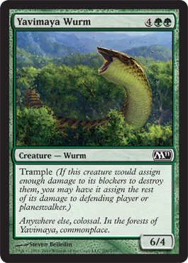 Yavimaya Wurm - Foil