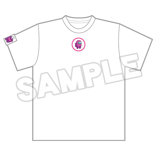 Among Us Nendoroid Plus T-shirt Crewmate Pink