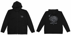 Girls und Panzer das Finale Ankou Team Thin Dry Hoodie /BLACK-M