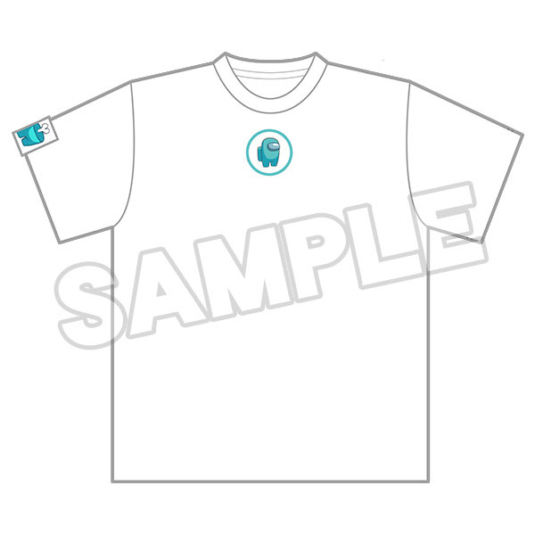 Among Us Nendoroid Plus T-shirt Crewmate Cyan