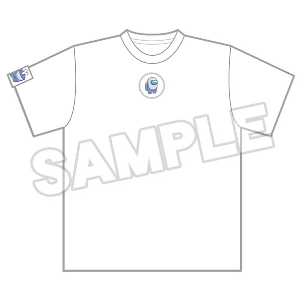 Among Us Nendoroid Plus T-shirt Crewmate White