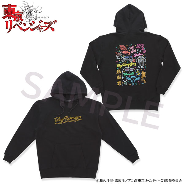 Tokyo Revengers Neon Graphic Hoodie XL