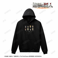 Attack on Titan Hoodie (One Night Jinro Collaboration Pixel Art ver.) Ladies' L