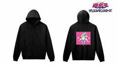 Yu-Gi-Oh! Duel Monsters Dark Magician Girl Back Print Hoodie Ladies' XXL