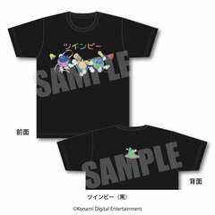Up Up Down Down Left Right Left Right BA 35th Anniversary T-shirt (Retro Pop) TwinBee Black XL