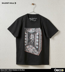 Life Maniacs / T-shirt SILENT HILL: Robbie in the Box Black S Size