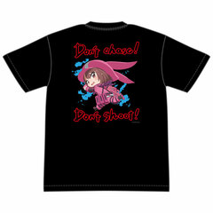 Sword Art Online Alternative GGO Don't Chase Me! Don't Shoot Me! Back Print T-shirt M