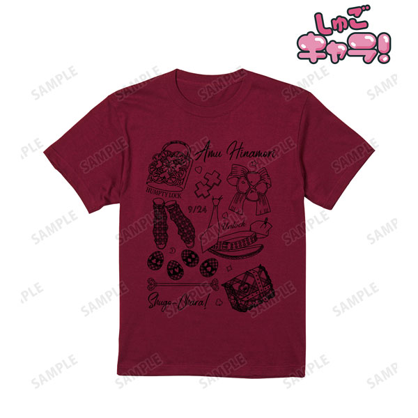 Shugo-chara! Amu Hinamori Ani-Sketch T-shirt Ladies XL
